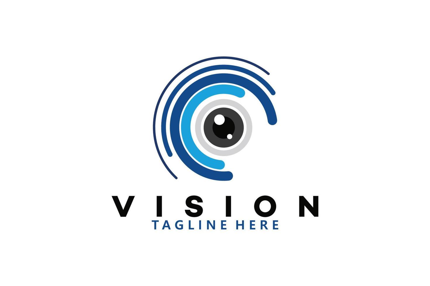 vision logotyp ikon vektor isolerade