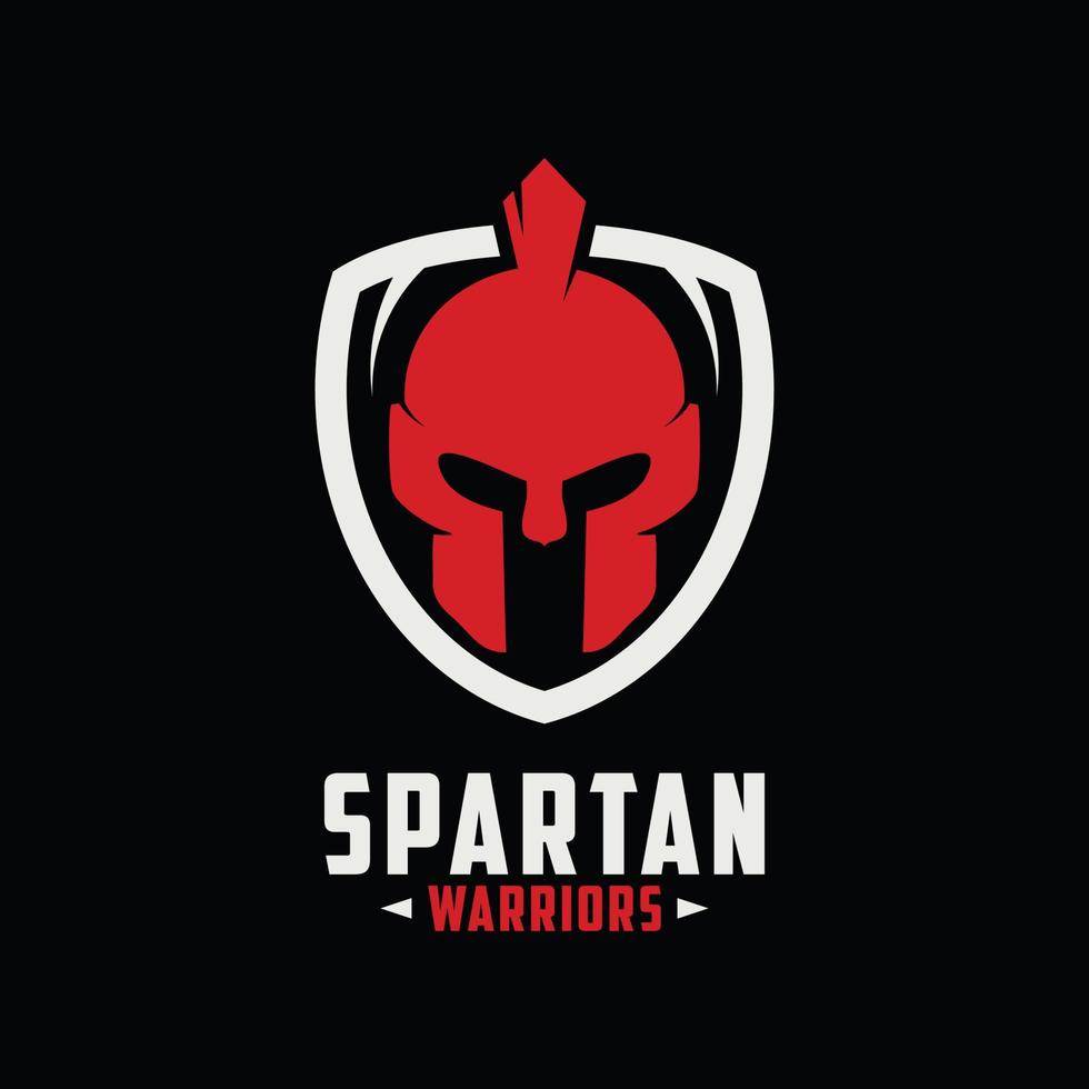 spartansk logotyp ikon vektor isolerade