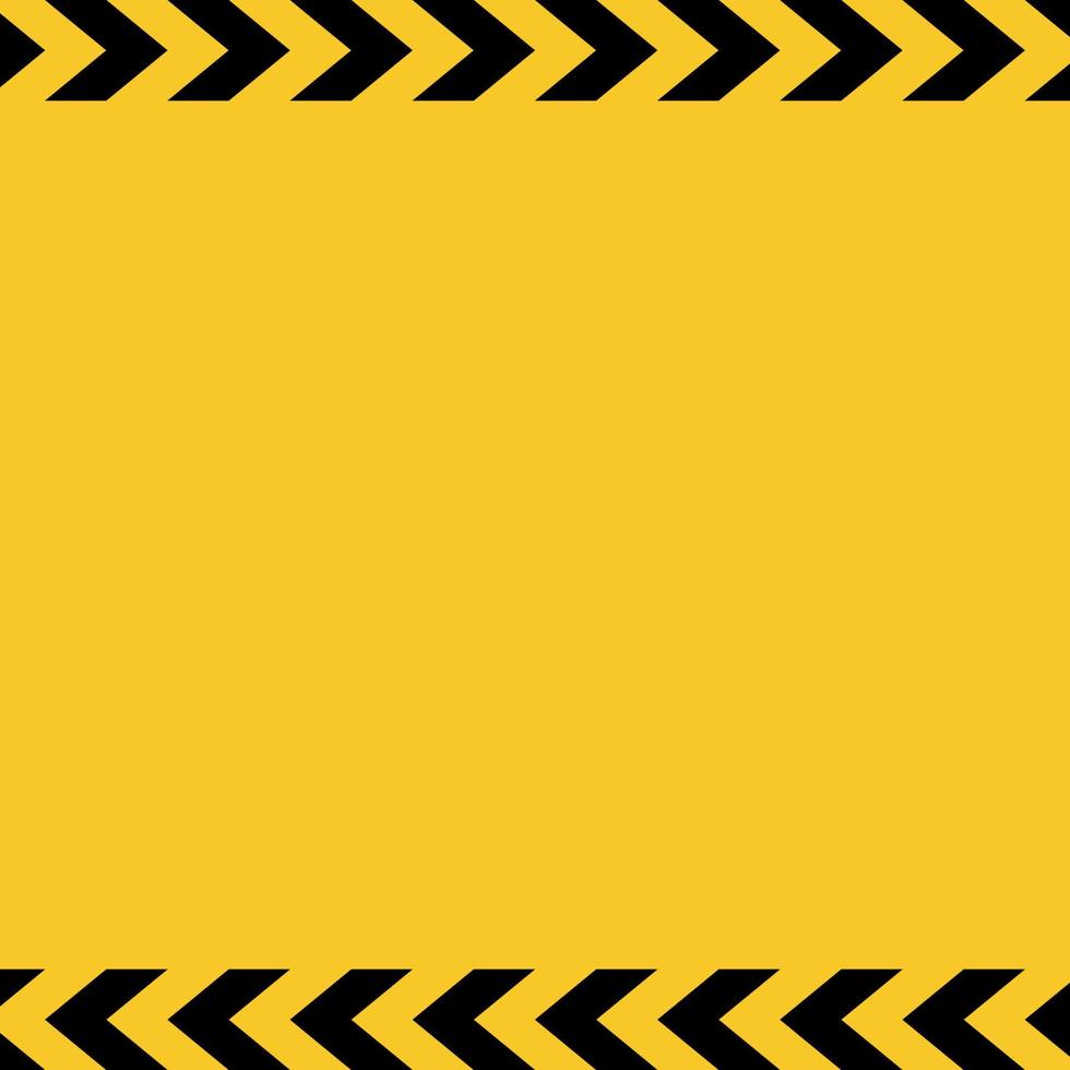 Warnband auf gelbem Hintergrund. Vektor-Illustration vektor