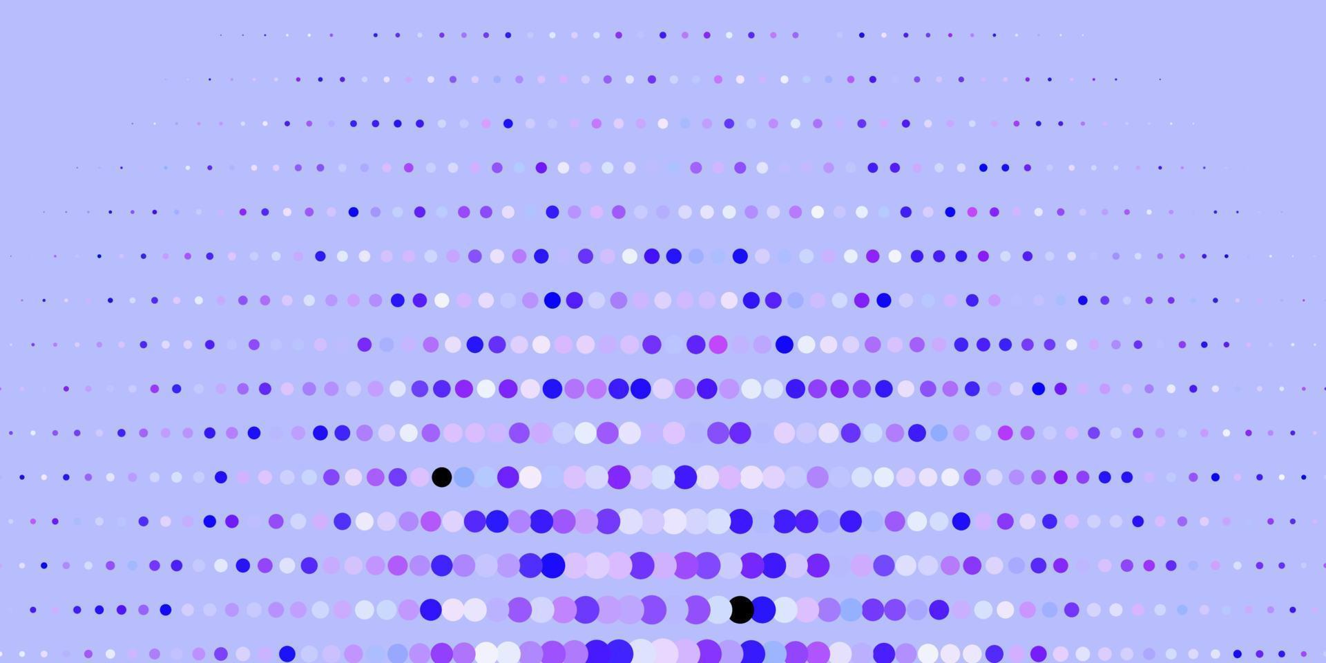 dunkelvioletter Vektorhintergrund mit Punkten. vektor