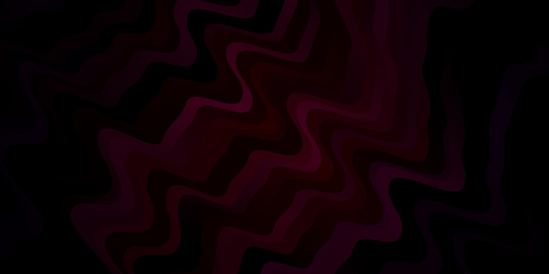 dunkelrosa Vektorhintergrund mit Kreisbogen. vektor