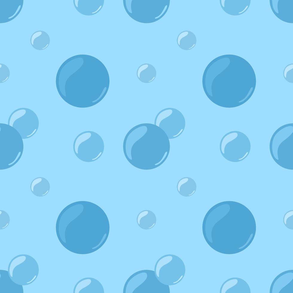 blå bubbla på blå bakgrund vektor
