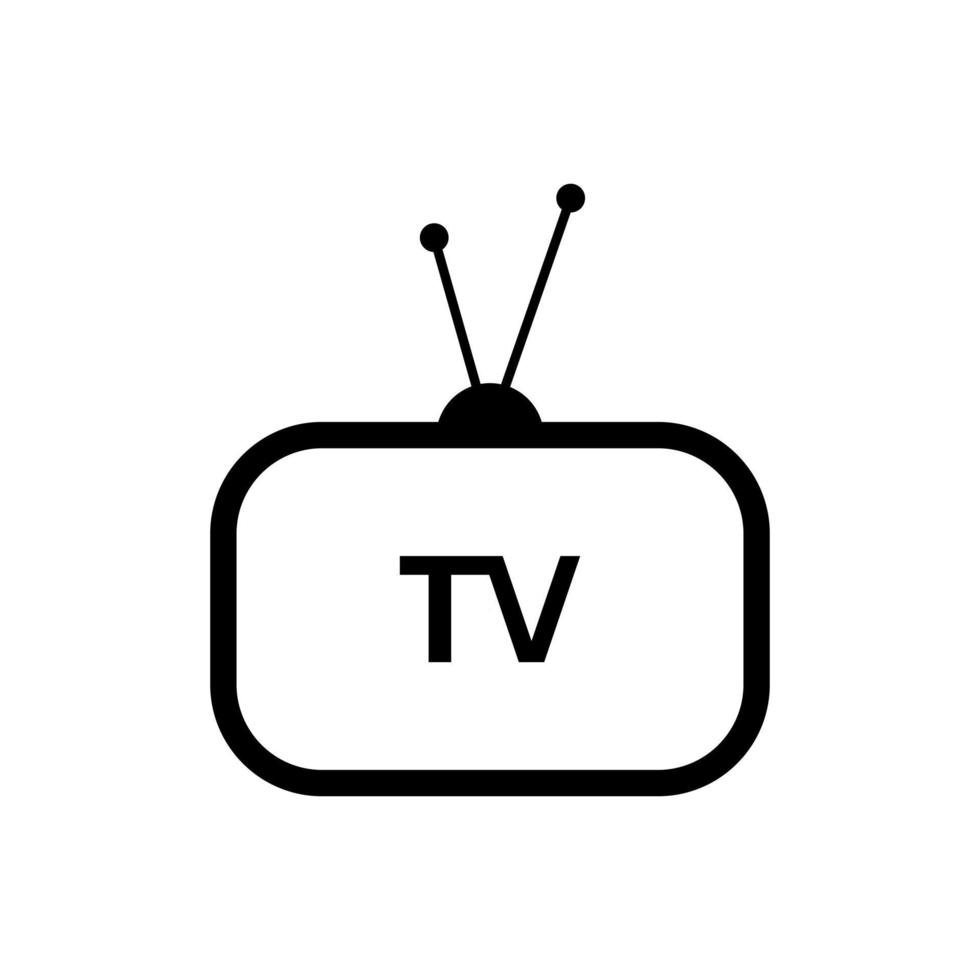 Vektorsymbol für den Fernsehbildschirm vektor