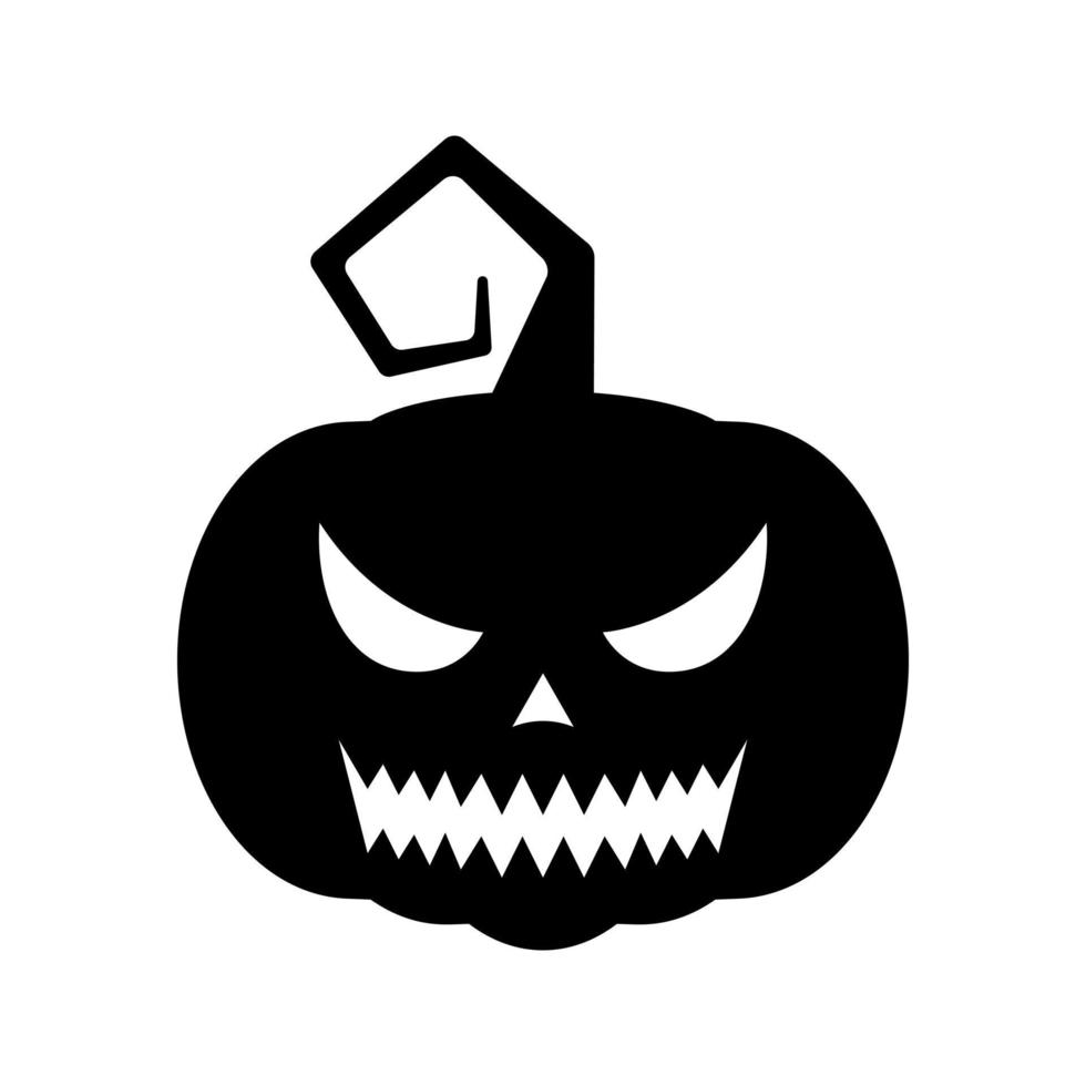 halloween pumpa vektor ikon