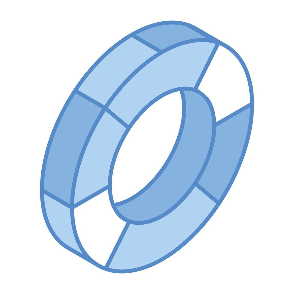 en trendig isometrisk ikon för sparare vektor