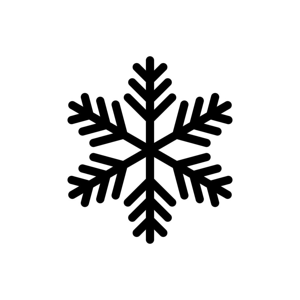 Schneeflocken-Vektor-Symbol vektor