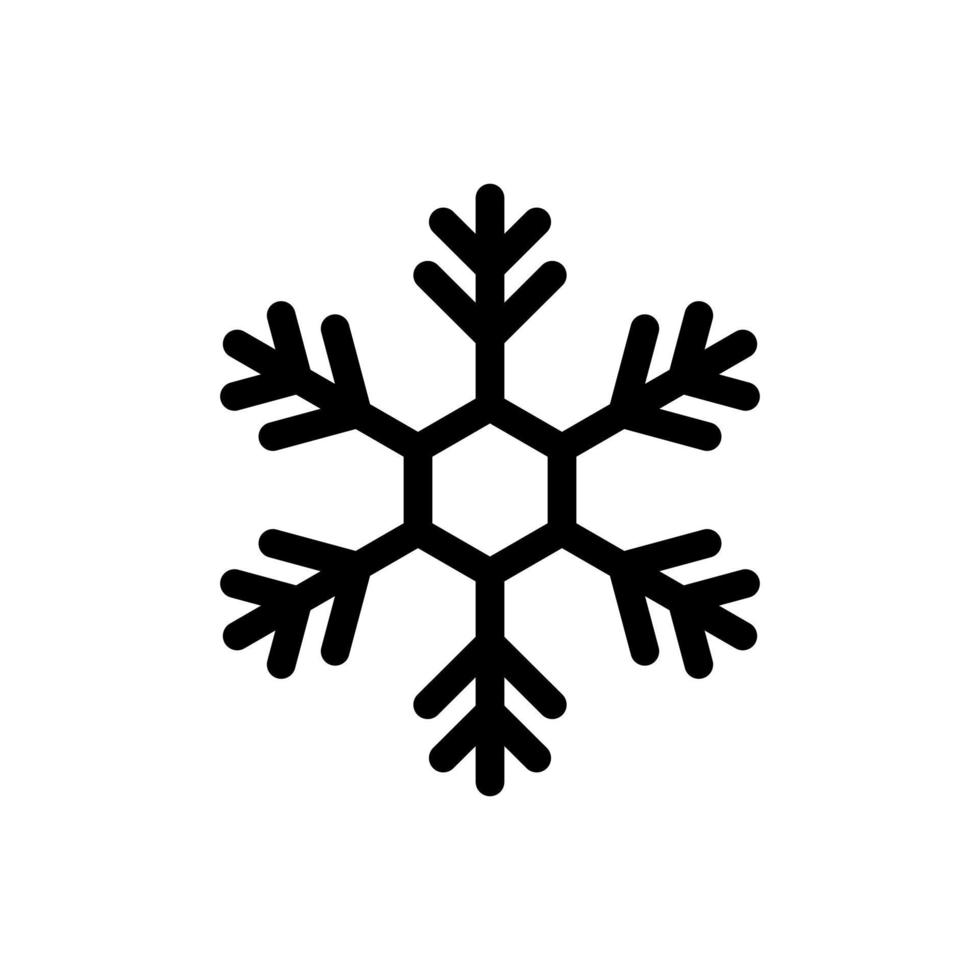 Schneeflocken-Vektor-Symbol vektor