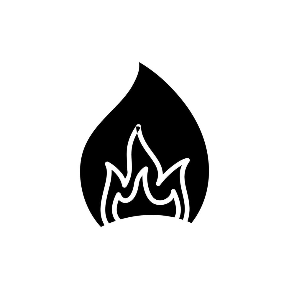 Feuerflamme. Feuersymbol Feuersymbol. Vektor-Illustration. symbolisches element markieren feuersymbol vektor