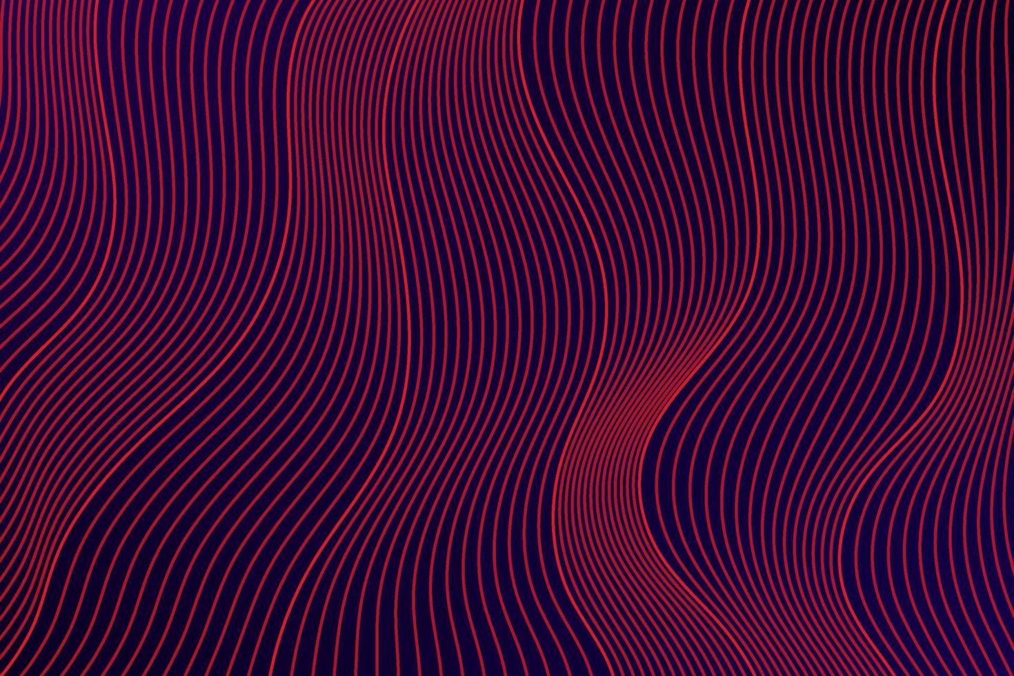 röd, rosa färg vågiga linjer struktur på mörk bakgrund. modern kurvmönster lager design. abstrakt bakgrundsdesign. eps10 vektor