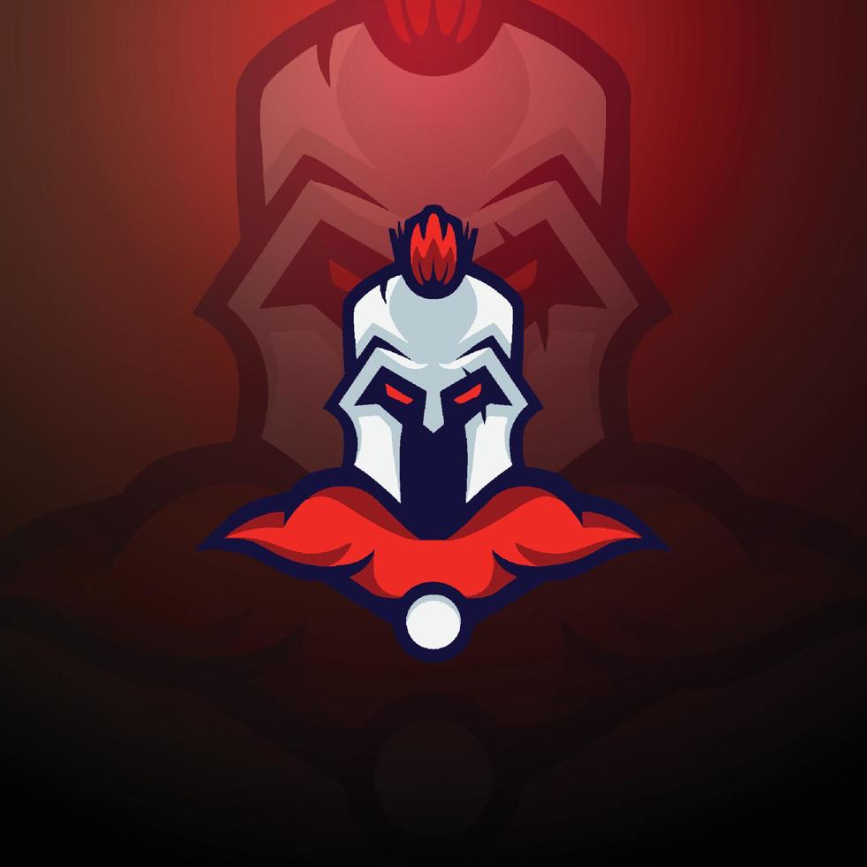 gamer maskot logotyp design vektor