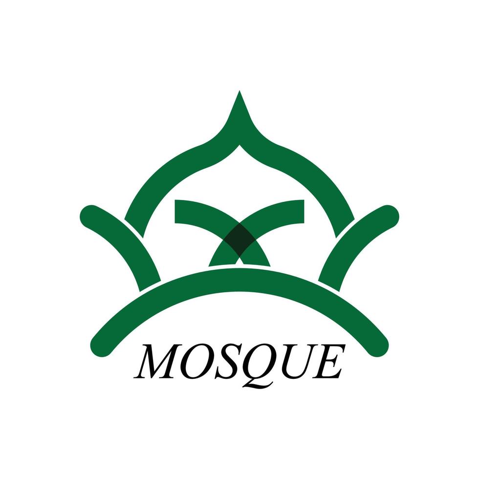 islamisk logotyp, moské vektor