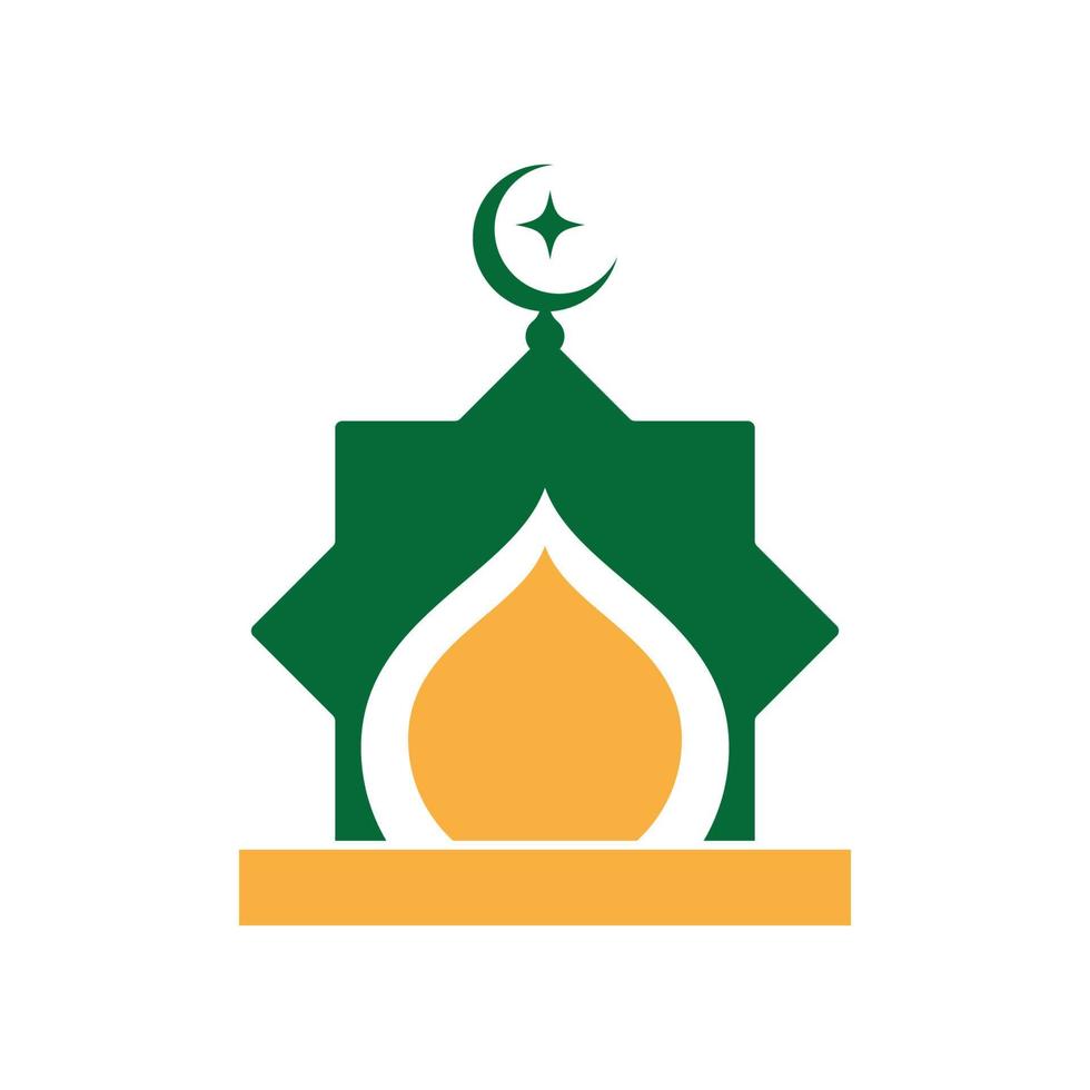 islamisches logo, moschee vektor