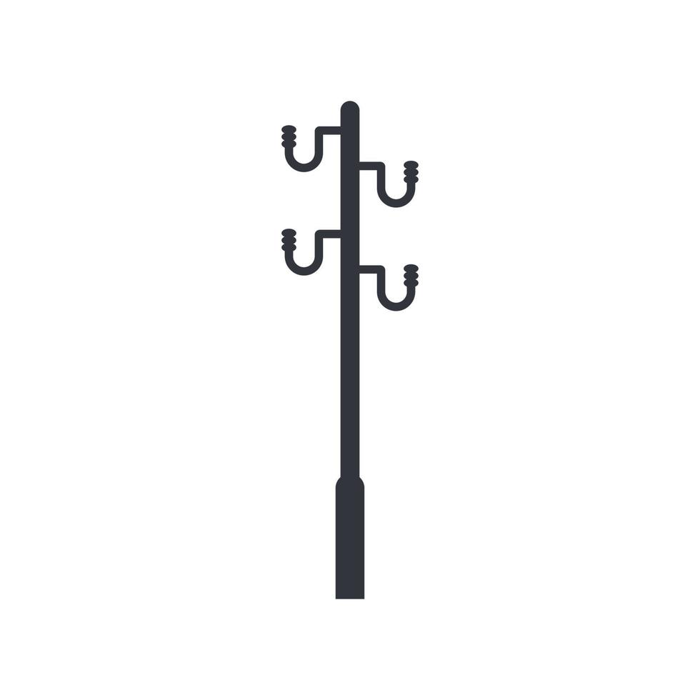 power pole logotyp vektor