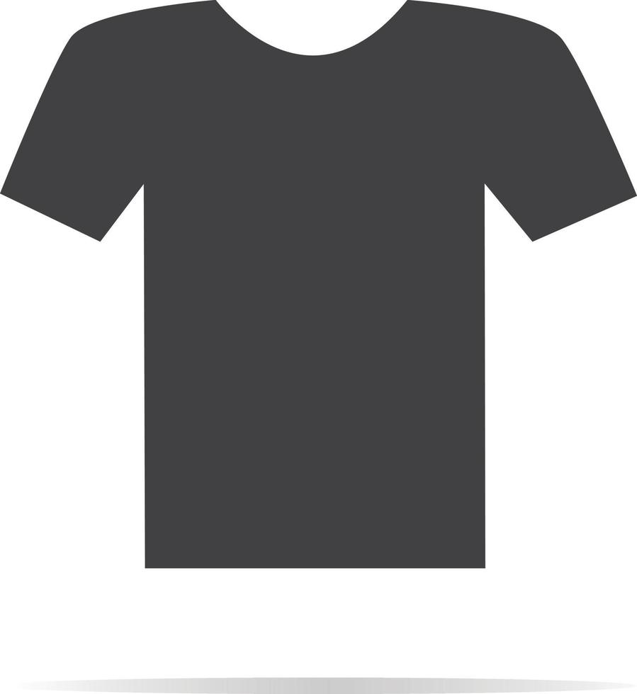 T-Shirt-Symbol. T-Shirt-Symbol Zeichen. vektor