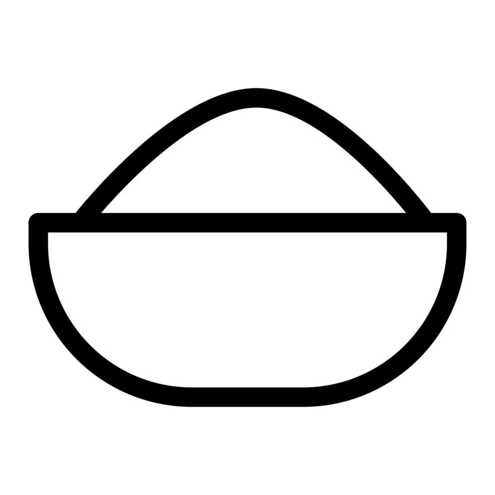 illustration av ris ikonen vektor