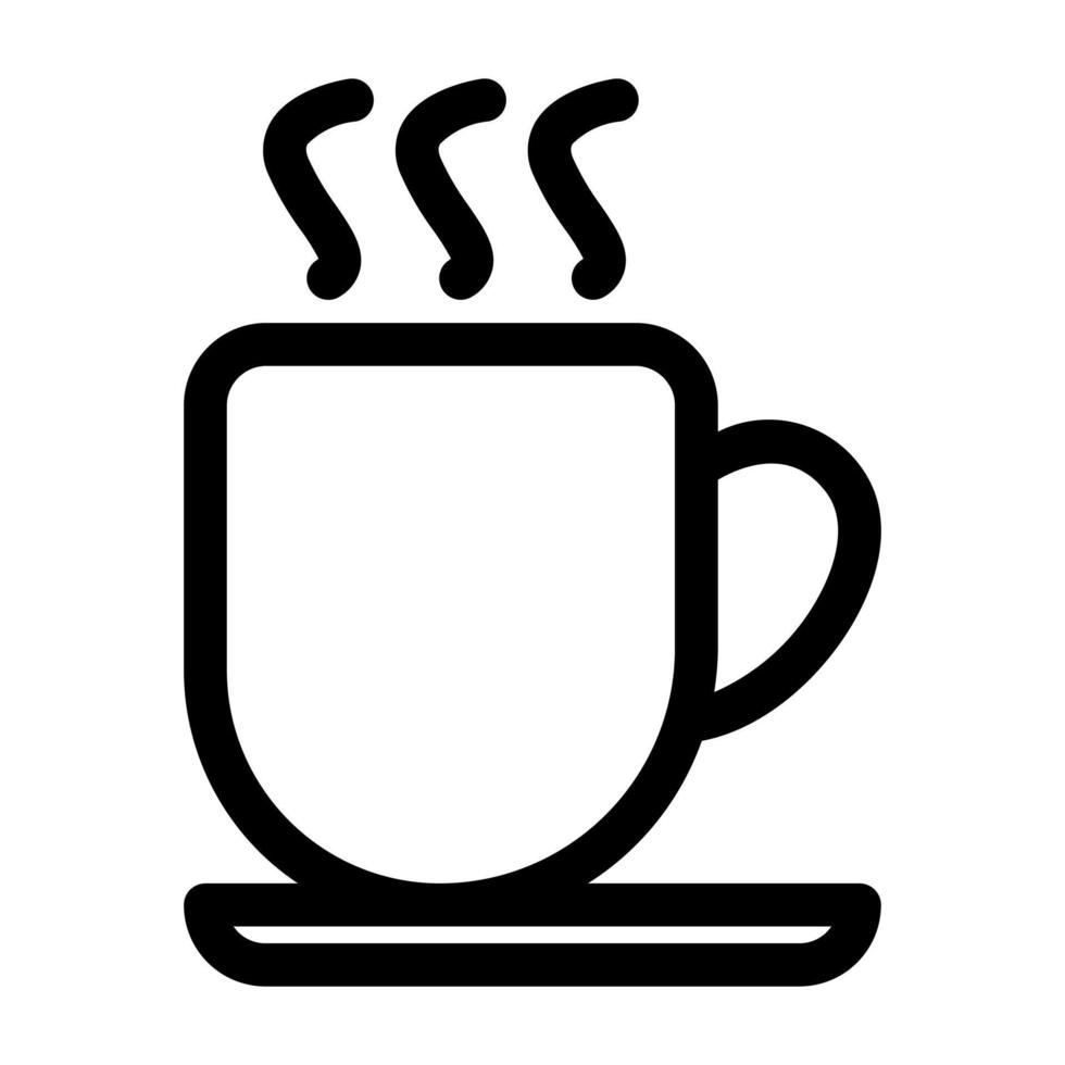 illustration av kaffe ikonen vektor
