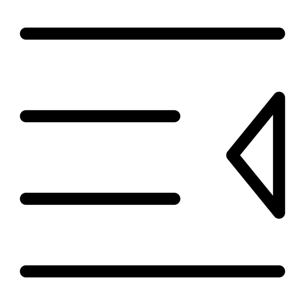 illustrtaion av align ikonen vektor