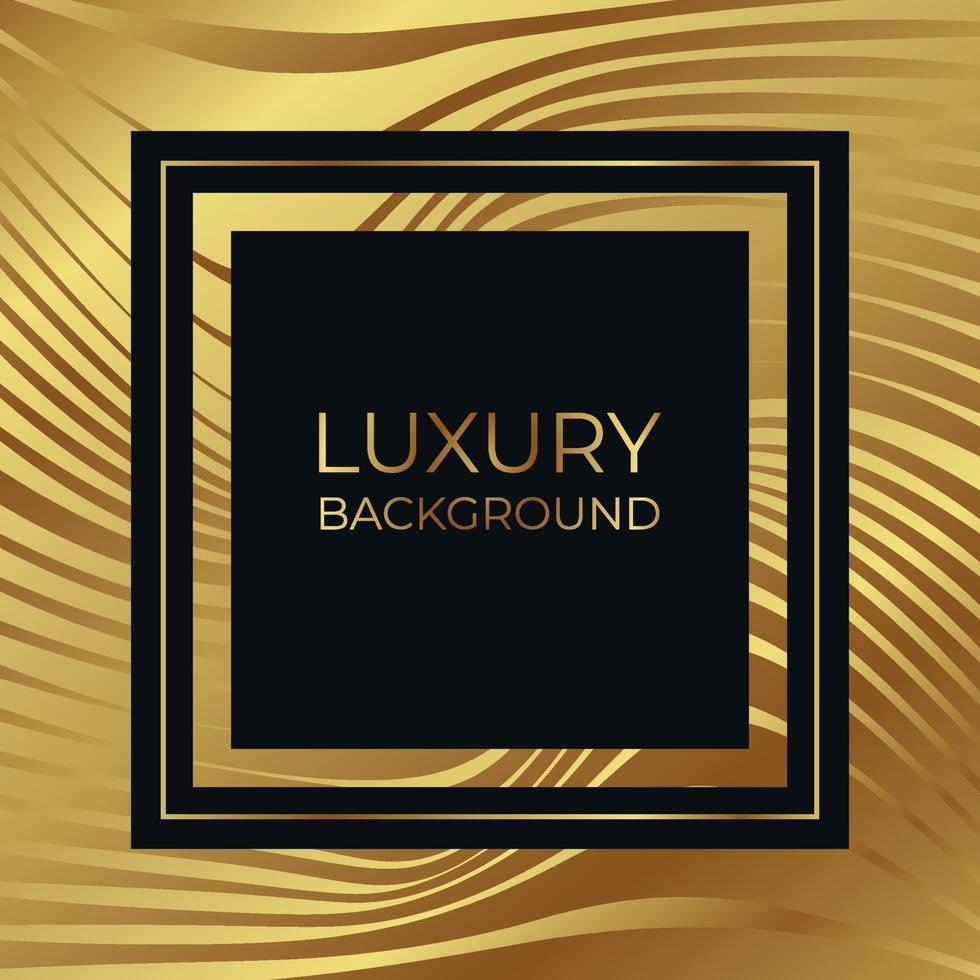 luxus kreative linie schwarz-goldener hintergrund. modernes schwarzes Cover-Design-Set. vektor