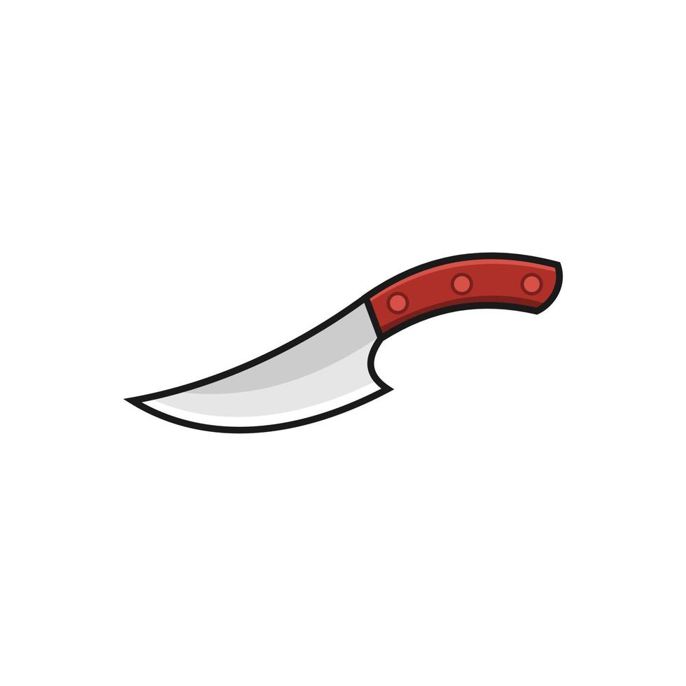 kniv ikon. tecknad illustration av knivvektorikon, lämplig för ditt designbehov, logotyp, illustration, animation, etc. vektor