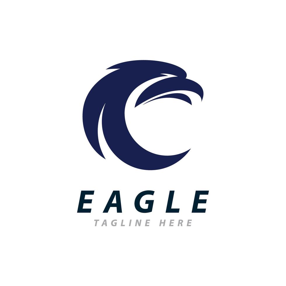 eagle logotyp vektor, kreativ eagle ikon mall illustration vektor