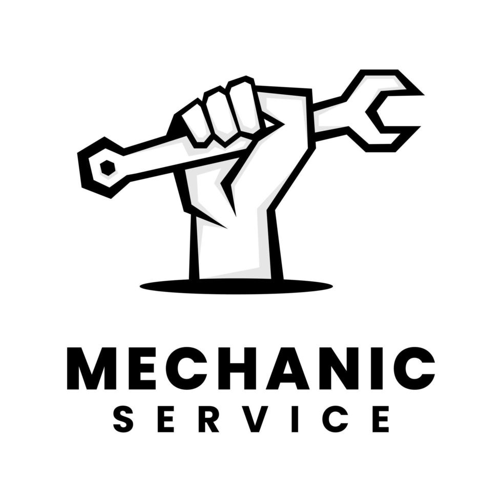 mekaniker service logotyp designmall vektor