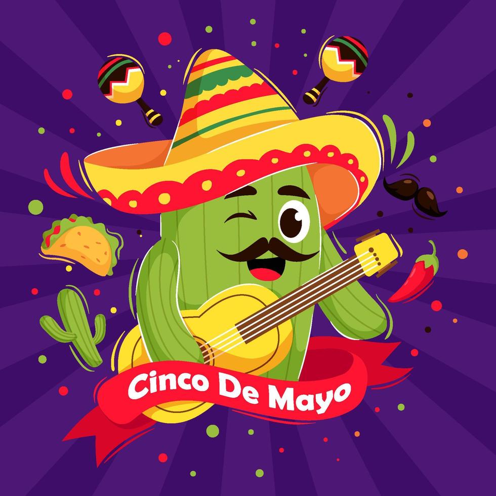 cinco de mayo konzept vektor