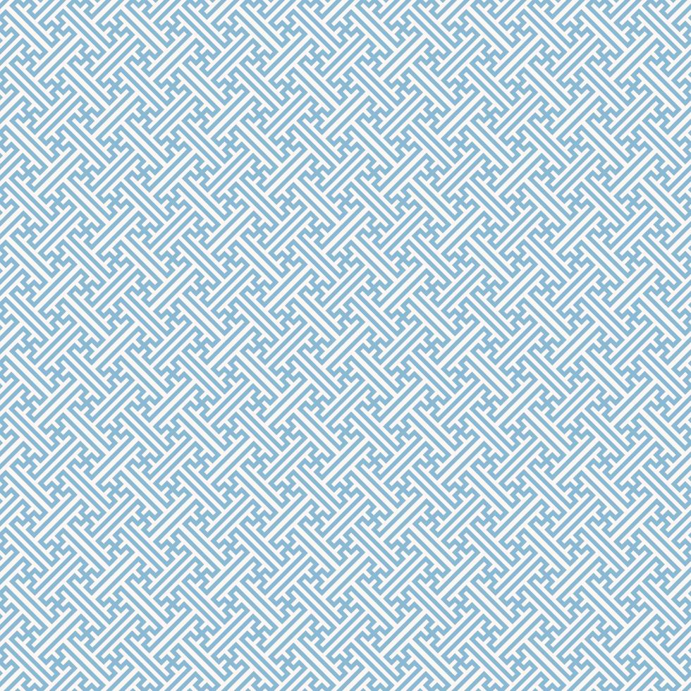 japanska sayagata asiatiska traditionella geometriska sömlösa mönster med modern feminin blå färgbakgrund. använd för tyg, textil, omslag, inredningselement, omslag. vektor