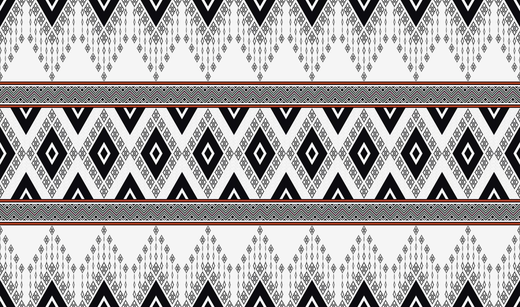 nahtloses Muster der geometrischen Form Ikat mit Beschaffenheitshintergrund. verwendung für stoff, textil, dekorationselemente. vektor
