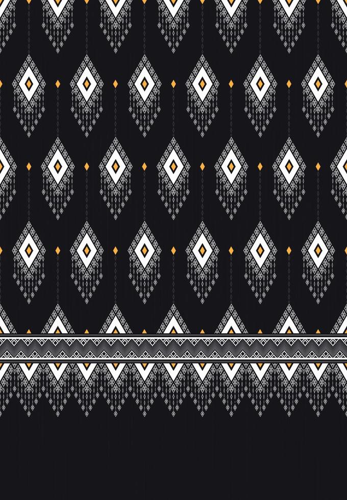 vertikale Ikat geometrische Form nahtlose Muster mit Linienstruktur Hintergrund. verwendung für stoff, textil, dekorationselemente. vektor