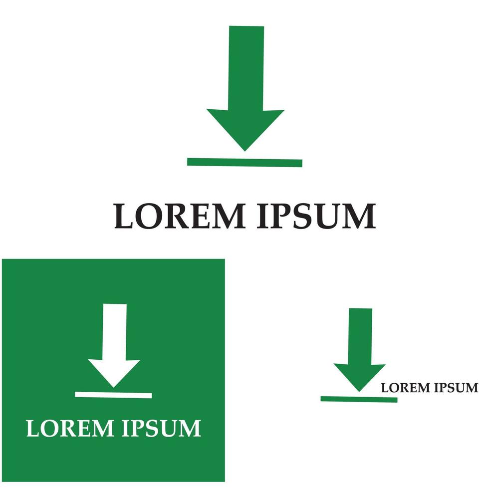 ladda ner ikon vektorillustration användbar för webbplats eller applikation vektor