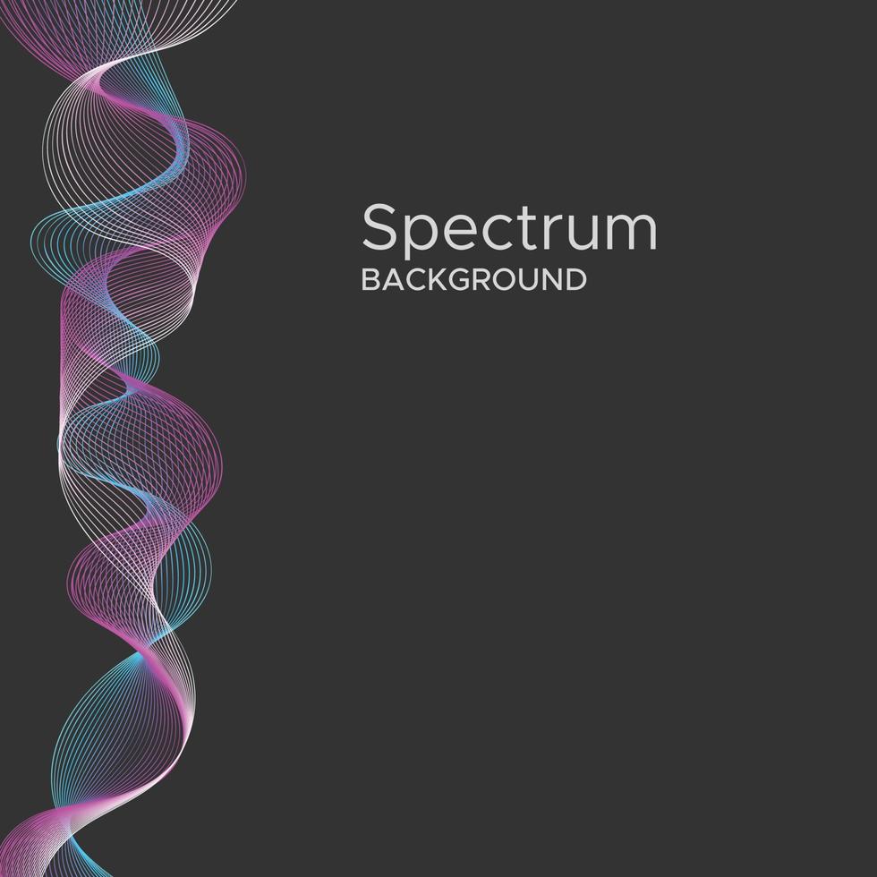 Spektrum abstrakter Hintergrund vektor