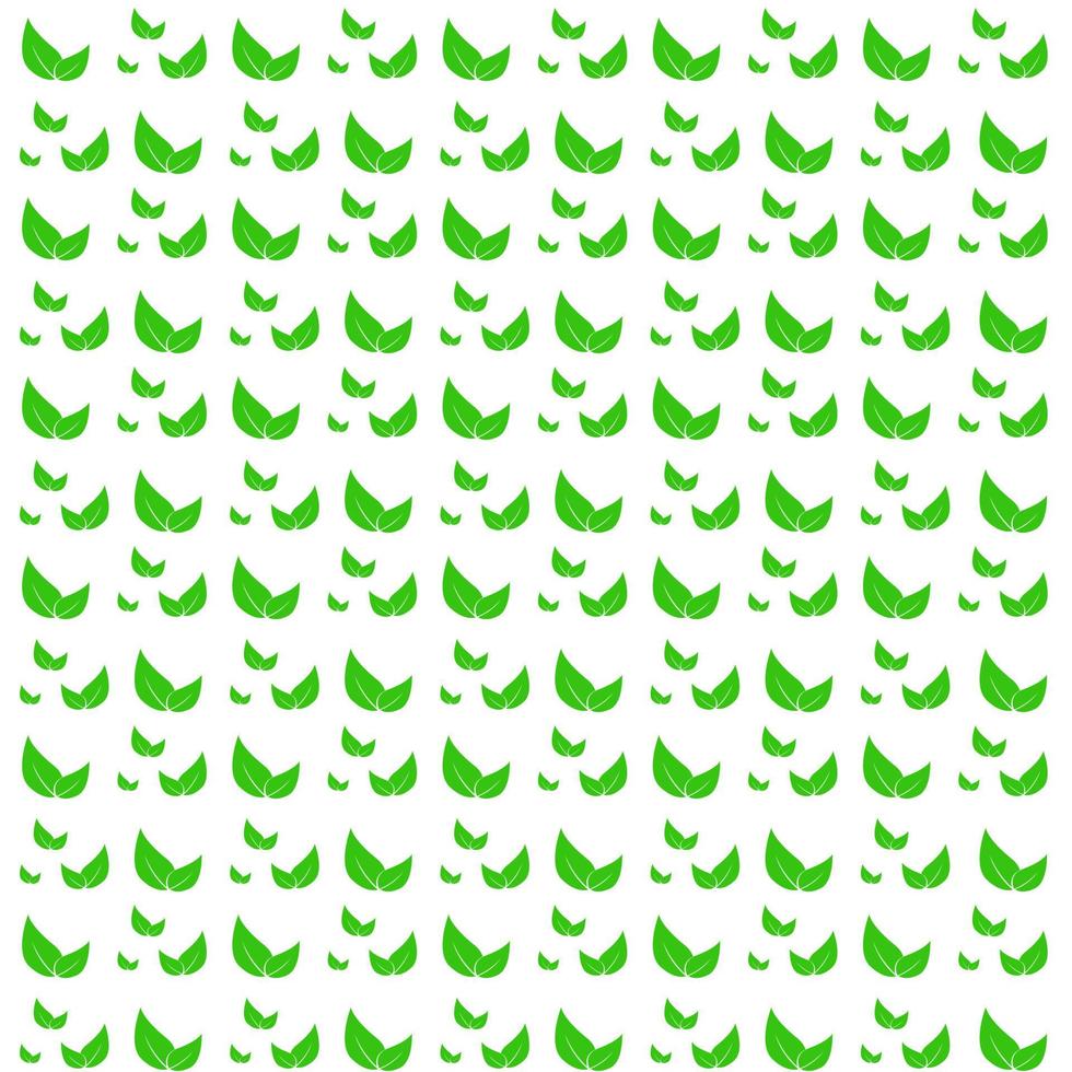 gröna blad textur mall stil. färskt grönt naturligt bladmönster abstrakt, löv vit bakgrund, för grön tapet, tillväxtliv, vår, natur, färsk, vektor och illustration