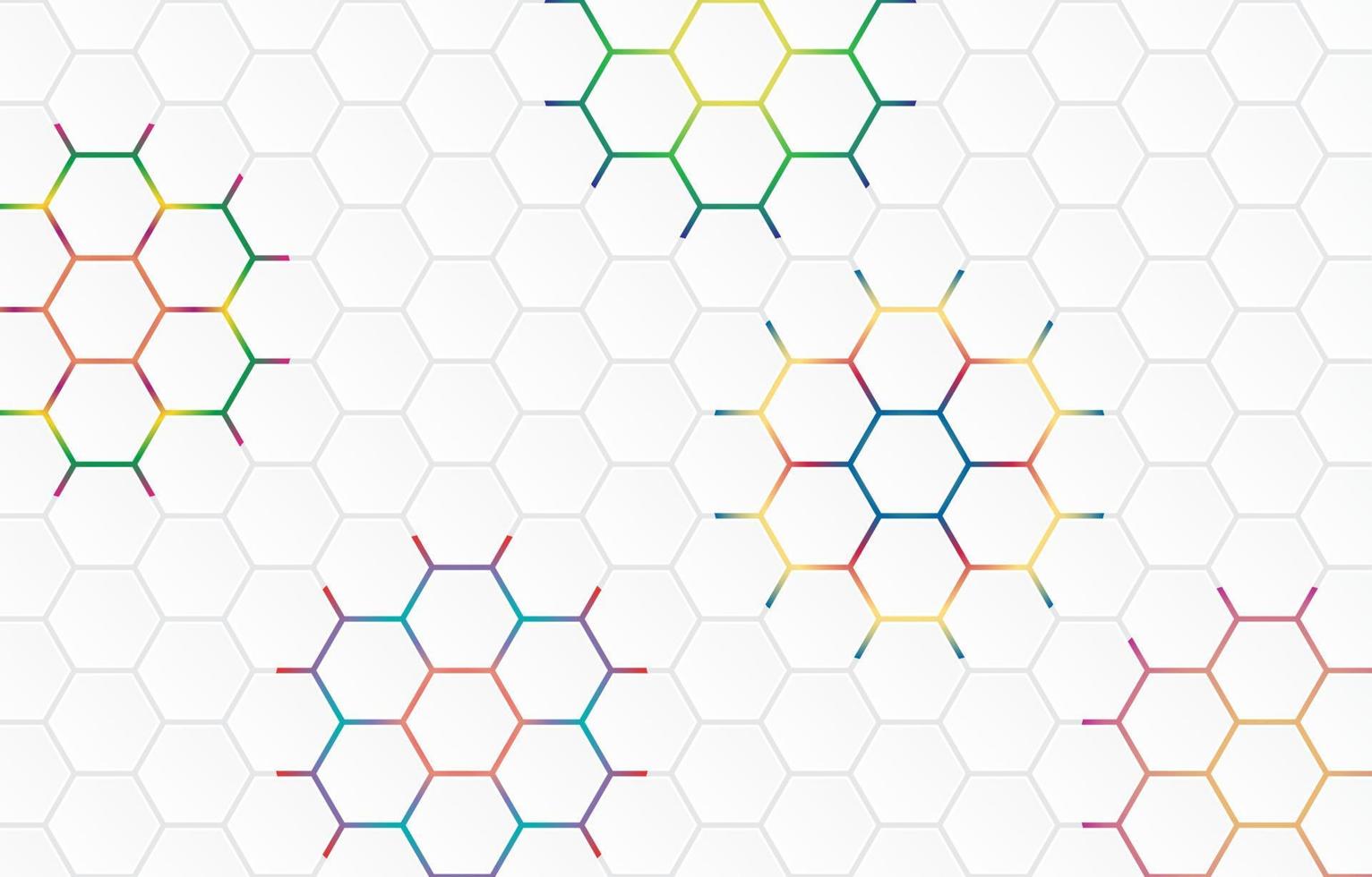 modern minimal elegant hexagon bakgrund vektor