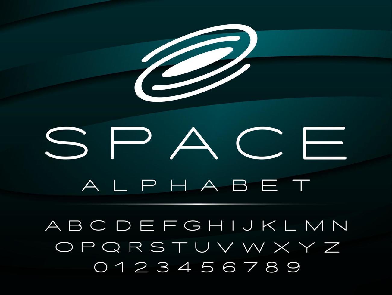 Englische Vektorgroßbuchstaben für Logo, Titel und mehr. Alphabet isoliert auf schönem Hintergrund. vektor