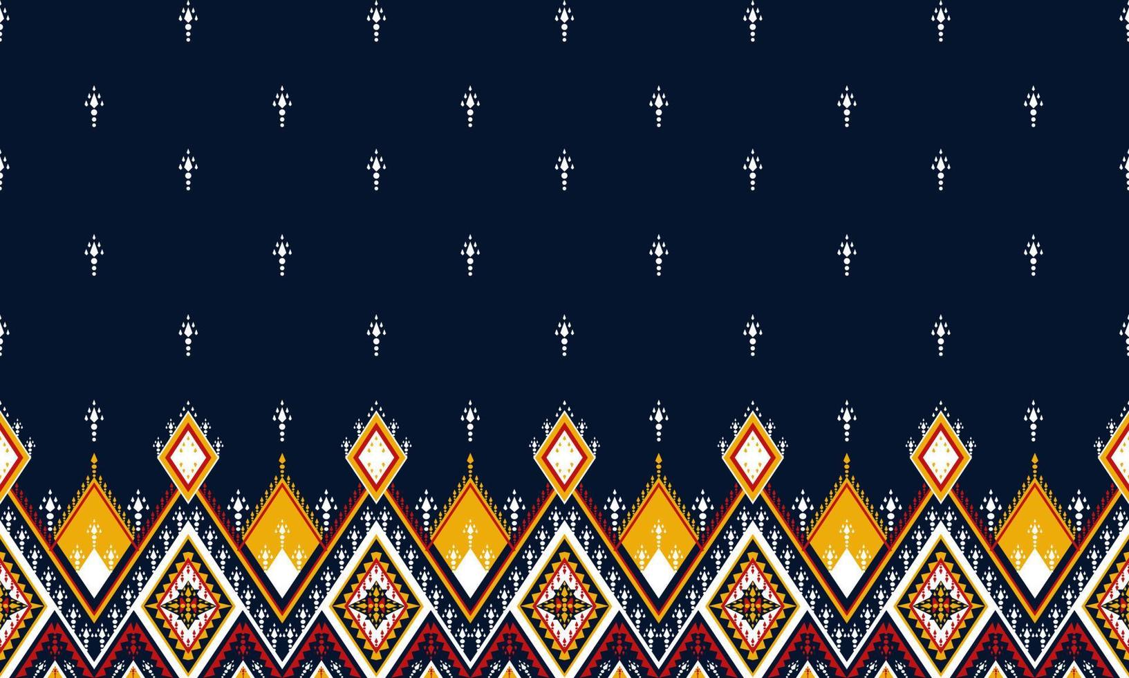 abstrakt etnisk ikat chevron mönster bakgrund. ,matta,tapeter,kläder,omslag,batik,tyg,vektorillustration.broderistil. vektor