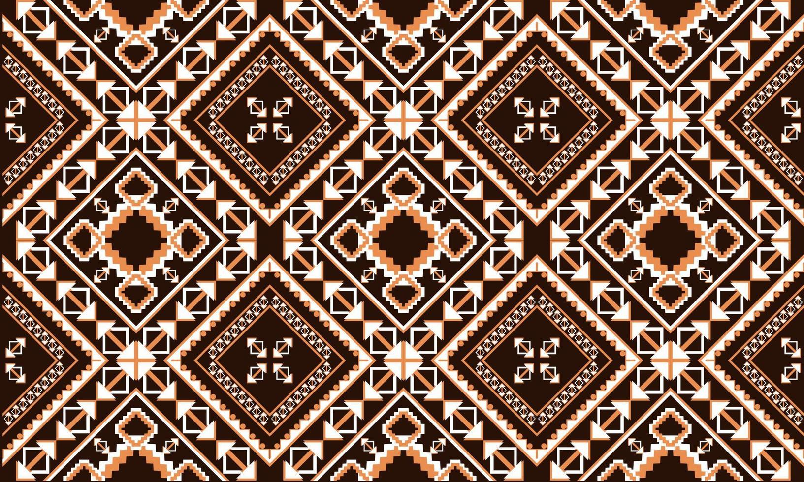 abstrakter ethnischer Ikat-Chevron-Musterhintergrund. ,Teppich,Tapete,Kleidung,Wrapping,Batik,Stoff,Vektorillustration.Embroidery-Stil. vektor