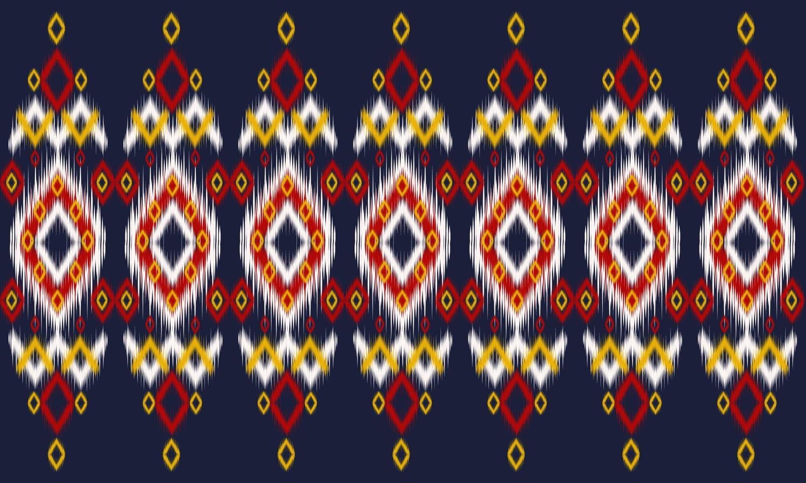 abstrakt etnisk ikat chevron mönster vektor