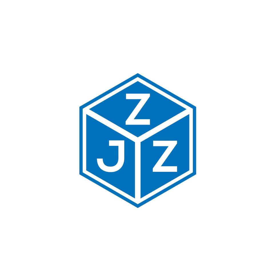 zjz-Buchstaben-Logo-Design auf weißem Hintergrund. zjz kreative Initialen schreiben Logo-Konzept. zjz Briefgestaltung. vektor