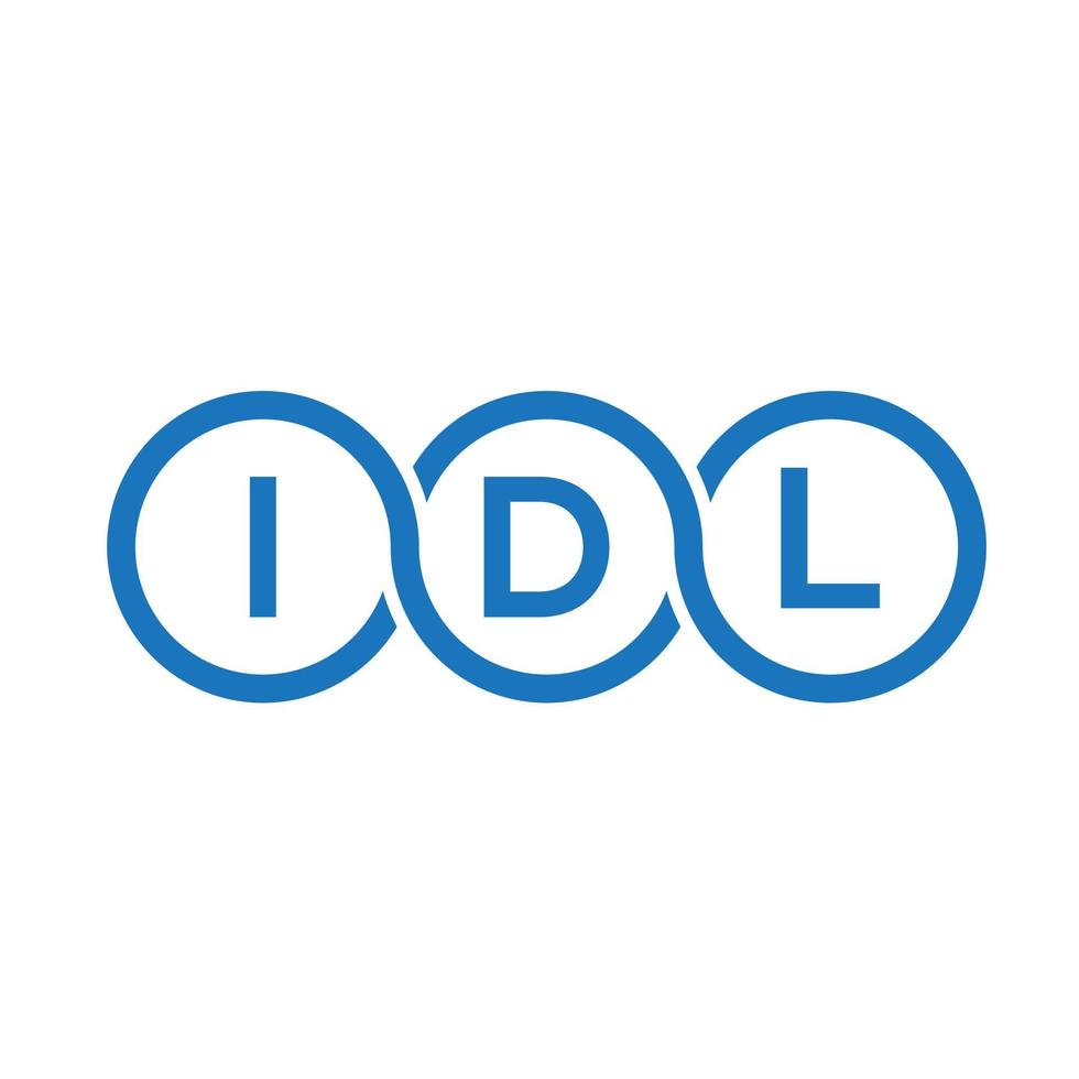 idl brev logotyp design på vit bakgrund. idl kreativa initialer brev logotyp koncept. tomgångsbokstavsdesign. vektor