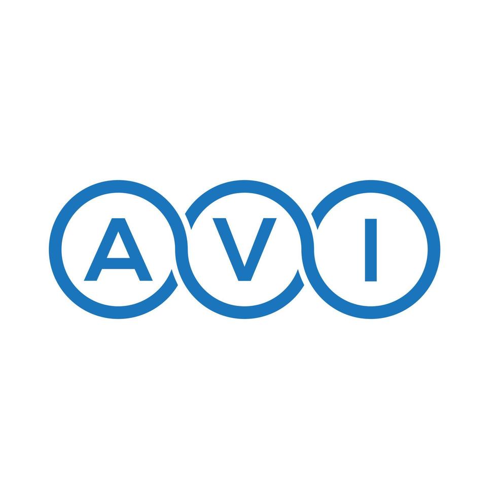 avi brev logotyp design på vit bakgrund. avi kreativa initialer brev logotyp koncept. avi bokstavsdesign. vektor