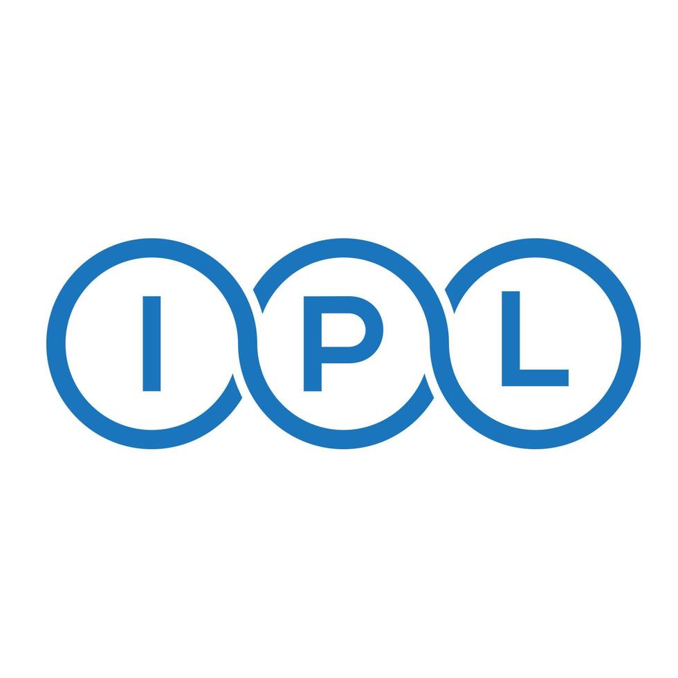 ipl brev logotyp design på vit bakgrund. ipl kreativa initialer brev logotyp koncept. ipl bokstavsdesign. vektor