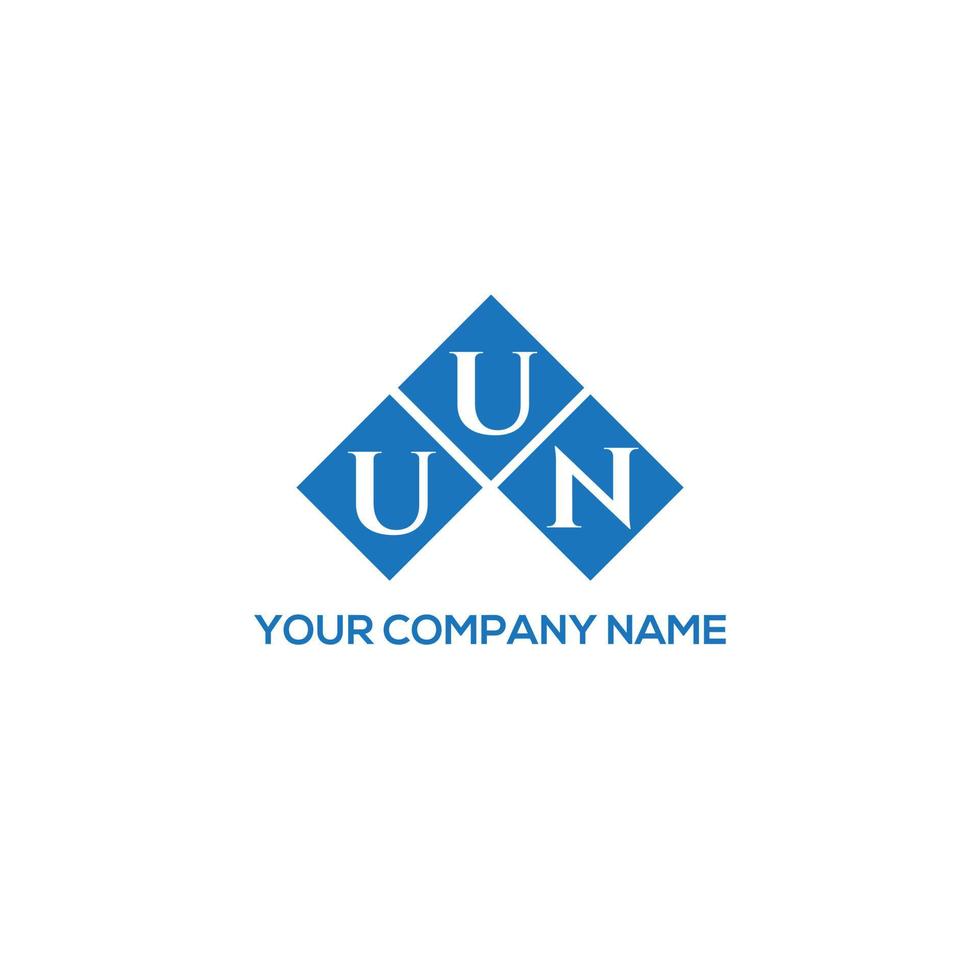 uun kreative Initialen schreiben Logo-Konzept. uun-Buchstaben-Design. uun-Buchstaben-Logo-Design auf weißem Hintergrund. uun kreative Initialen schreiben Logo-Konzept. uun Briefgestaltung. vektor