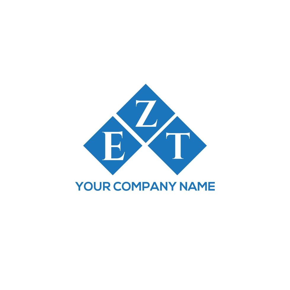 ezt brev logotyp design på vit bakgrund. ezt kreativa initialer brev logotyp koncept. ezt bokstavsdesign. vektor