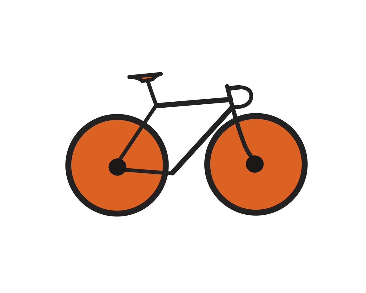 Symbol für Rennrad kann für Community verwendet werden. vektor