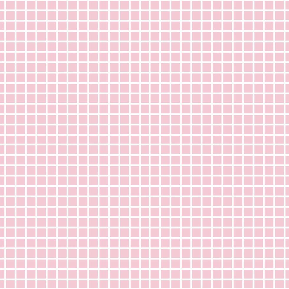 einfaches rosa nahtloses Muster. Vektorquadratische Vorlage für Dekor, Hintergründe, Karten und Scrapbooking. vektor