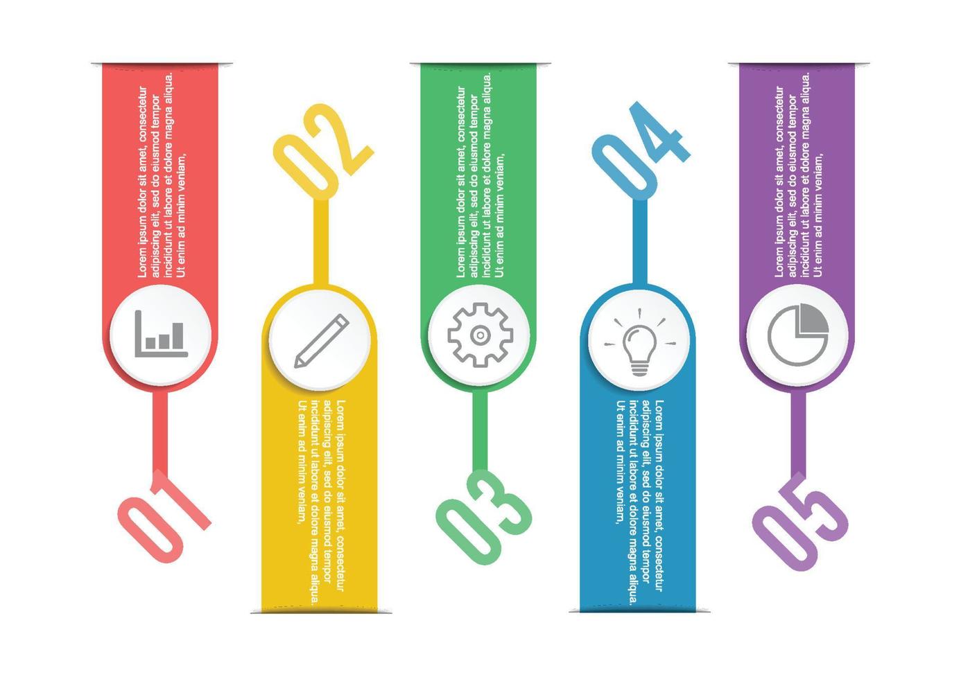 tidslinje infografik design, arbetsflöde eller processdiagram, flödesschema, vektor eps10 illustration