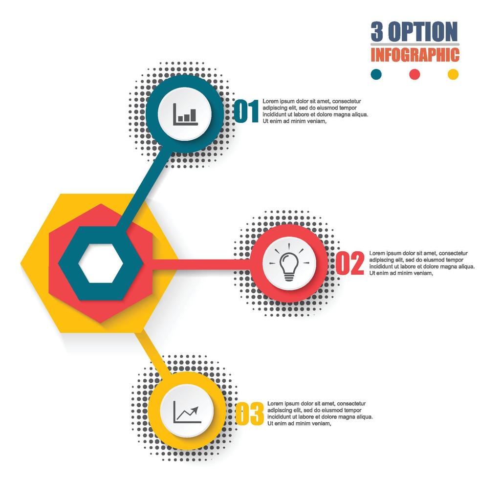 abstrakte infografiken anzahl optionen vorlage. Vektor-Illustration. kann für Workflow-Layout, Diagramm, Optionen für Geschäftsschritte, Banner und Webdesign verwendet werden vektor