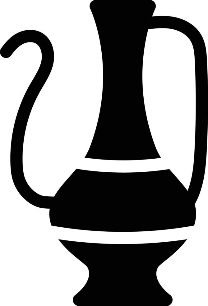 Vase-Vektor-Illustration auf einem Hintergrund. hochwertige Symbole. Vektor-Icons für Konzept und Grafikdesign. vektor