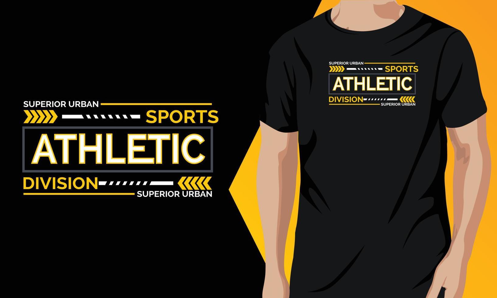 atletisk tryck t-shirt design vektor