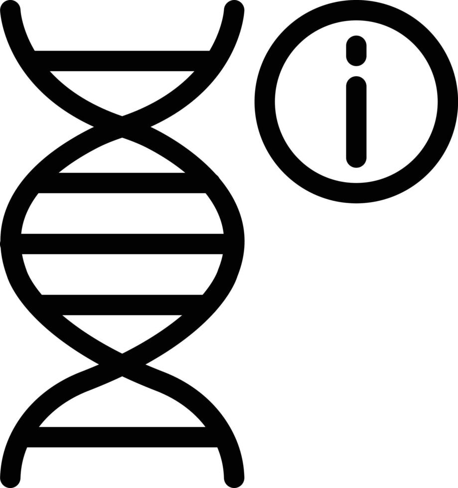 dna info vektorillustration på en background.premium kvalitetssymboler. vektor ikoner för koncept och grafisk design.